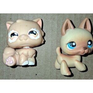 Vintage Pair Littlest Pet Shop Toys 2005 2007
